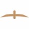 Ekena Millwork Bellingham Timber Gable Bracket, Western Red Cedar, 72"W x 18"H x 3 1/2"D x 5 1/2"F, 6/12 Pitch GBW072X18X0406BEL00SWR - alternate 1